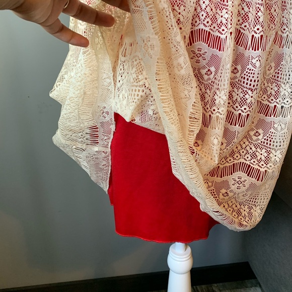 MAURICES crochet lace fit flare elastic waist - Picture 9 of 12